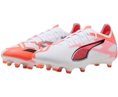 Carruzzo PUMA Ultra 5 Match FG/AG Futbolas Unisekso stiliaus Oranžinė, Balta