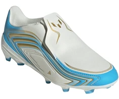 Buty piłkarskie vaikams adidas F50 Messi League LL FG balta ir-mėlyna IH1907 (36 2/3)