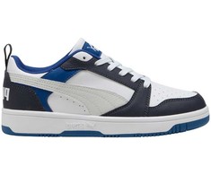 Buty vaikams Puma Rebound V6 Lo Mid balta ir-mėlyna 393833 28 (38)