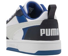 Buty vaikams Puma Rebound V6 Lo Mid balta ir-mėlyna 393833 28 (38)