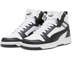 Buty vaikams Puma Rebound V6 Mid balta ir-juoda 393831 01 (39)