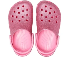 Chodaki vaikams Crocs Classic Glitter Clog rožinė 205441 669 (22-23)