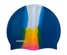 Silikoninė plaukimo kepuraitė Crowell Multi Flame spalva kol.14
