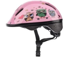 Dviratininko šalmas Meteor KS06 S 48-52 cm Little Owl rožinė 24809