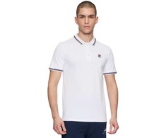 Fila Holdings Vyriški marškinėliai polo Fila Lubbeek balta FAM0898 10001 (L)