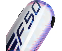 Futbolo apsaugos adidas F50 Training balta ir-violetinė-oranžinė KE5209 (XL)