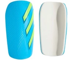 Futbolo apsaugos adidas Tiro EU Club błękitno-limonkowe KA7842 (M)