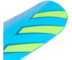 Futbolo apsaugos adidas Tiro EU Club błękitno-limonkowe KA7842 (M)