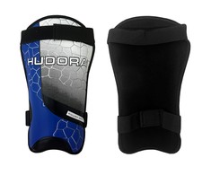Hudora Power Grip futbolo apsaugai, mėlyni ir balti, 71567