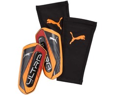 Puma Ultra Light Sleeve Heat Fire futbolo blauzdų apsaugos oranžinės 30989 05
