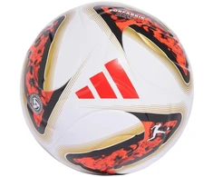 Futbolo kamuolys adidas Bundesliga 26/27 Torfabrik League Box balta ir-oranžinė-auksinė HY5057 (5)