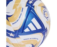 Adidas Futbolo kamuolys adidas Mistrzostwa Klubowe FIFA Finał Ligi balta ir-mėlyna-auksinė JP3072 5
