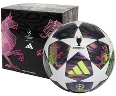 Futbolo kamuolys adidas UCL 25/26 Final League Box violetinė-balta JX9101 (4)