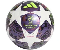 Futbolo kamuolys adidas UCL 25/26 Final Pro Sala violetinė-balta JX9102 (FUTS)