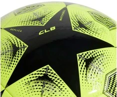 Futbolo kamuolys adidas UCL Club 24/25 Knockout Stages geltona ir-juoda JH1282 (4)