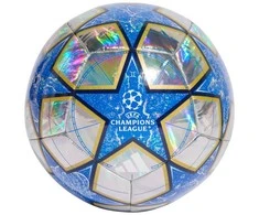 Futbolo kamuolys adidas UCL Training 25/26 League Stage Foil sidabrinė ir-mėlyna JP1549 (4)