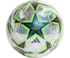 Futbolo kamuolys adidas UCL Training 26/27 League Stage Foil sidabrinė ir-juoda-žalia KE9774 (4)