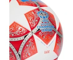 Futbolo kamuolys adidas Womens UCL 25/26 Final League balta ir-raudona JW1326 (5)