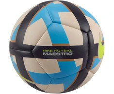 Futbolo kamuolys Nike Maestro futsal beżowo-mėlyna-juoda HV5100 102 (PRO)