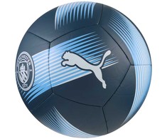 Puma Mcfc Ess Ball 08477404 futbolo kamuolys, mėlynas, 5 dydis