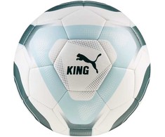 Puma MCFC King futbolo kamuolys baltas-žalias-mėlynas 85013 01