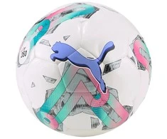 Futbolo kamuolys Puma Orbita 5 Hybrid Lite 350 balta ir-zielono-rožinė 83784 01 (4)