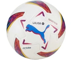 Puma Orbita Laliga 1 084106-01 kamuolys, aukščiausios klasės modelis, rungtynių sertifikatas