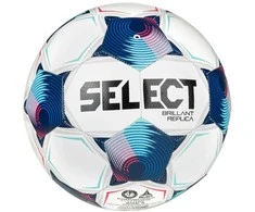 Futbolo kamuolys Select Brillant Replica v25 balta ir-mėlyna 19349 (5)