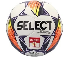 Futbolo kamuolys Select Brillant Training DB Betclic 1 Liga v24 balta ir-oranžinė-violetinė 18763 (5)
