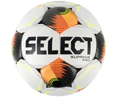 Futbolo kamuolys Select Supreme Pro FIFA Basic balta ir-juoda-oranžinė 1001356/111148 (5)