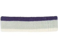 Galvos raištis Nike Swoosh Classic szaro-violetinė-balta N1012407043