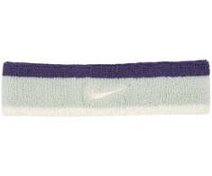 Galvos raištis Nike Swoosh Classic szaro-violetinė-balta N1012407043