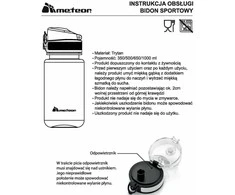 Gertuvė Sportinis vandens butelis „Meteor“, 500 ml
