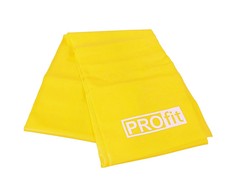 FITNESS PROFIT ILGAS LENGVAS TAMPRIKO DIRŽAS 200x15x0.35cm geltonas DK 2227