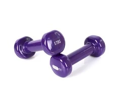 Viniliniai hanteliai Profit violetinė 2x0,75kg DK 4102