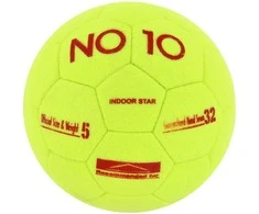 Futbolo kamuolys NO10 Indoor Star geltona 56030 (5)