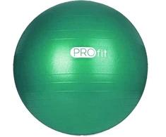 Profit gimnastikos kamuolys 75 cm žalias su pompa DK 2102