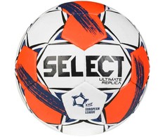 Kamuolys ręczna Select Ultimate European League Replic 0 v25 EHF balta ir-oranžinė 13521 (0)