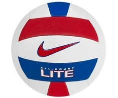 Kamuolys siatkowa Nike All Court Lite balta ir-mėlyna-raudona N100907112405 (5)