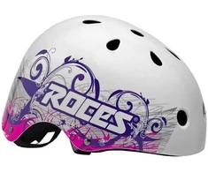 Kask Roces Tattoo Aggressive Helmet mat balta ir violetinė 301418 002 (L)