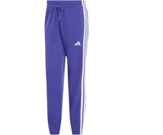 Kelnės moterims adidas Essentials 3-Stripes French Terry Cuffed violetinė KF8340 (S)
