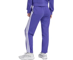 Kelnės moterims adidas Essentials 3-Stripes French Terry Cuffed violetinė KF8340 (S)