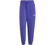 Kelnės moterims adidas Essentials Linear French Terry Cuffed violetinė KF8363 (L)