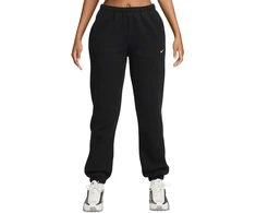 Kelnės moterims Nike Studio Fleece juoda IM8076 001 (L)