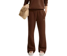 Kelnės moterims Nike Studio Fleece Medium Weigh ruda IM8078 259 (S)
