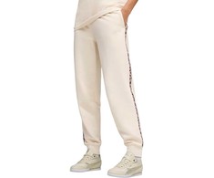 Moterų kelnės Puma ESS Graphic Animal Comfort smėlio spalvos 692464 87