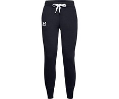 Moteriškos UAR „Under Armour Rival Fleece“ marškinėliai Juodas 1356416 001