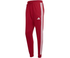 Kelnės vyrams adidas Essential 3-Stripes French Terry bordo spalvos KR2702 (M)