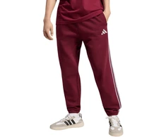 Kelnės vyrams adidas Essentials 3-Stripes Fleece Tapered Cuffed bordo spalvos KY4134 (XL)