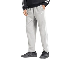 Kelnės vyrams adidas Essentials 3-Stripes Single Jersey Tapered Open Hem pilka KY4215 (M)